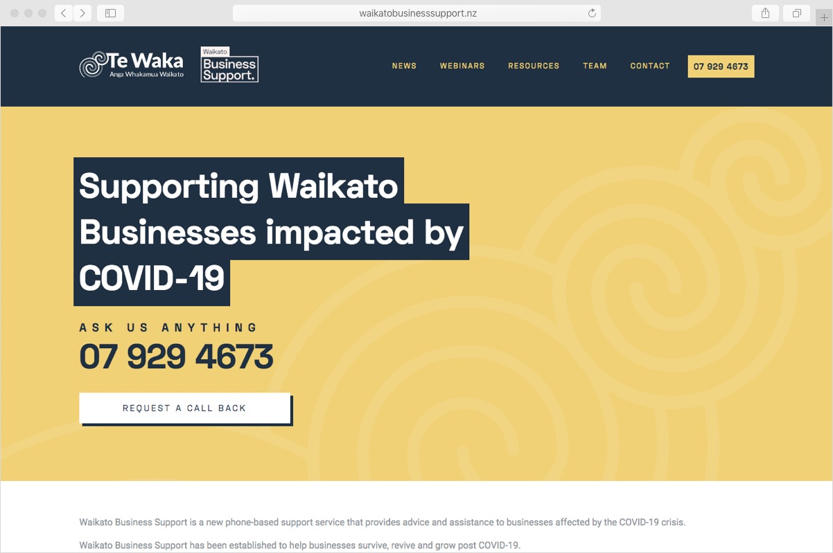 Tw Waka website screenshot